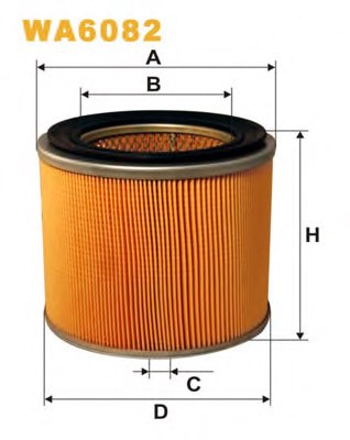 WIX FILTERS WA6082 Air Filter